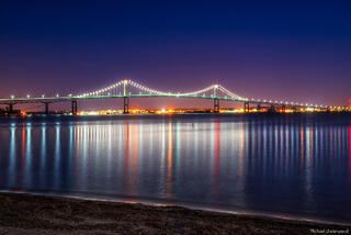 Newport Bridge Twilight