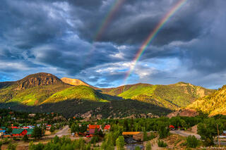 Rainbows over Lake City