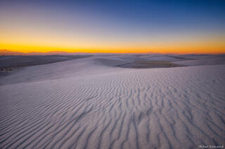 White Sands Sunset