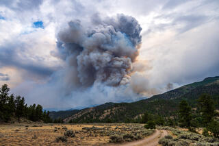colorado, elk fire, fire, hinsdale county, lake city, san juan mountains, smoke, summer, wildfire