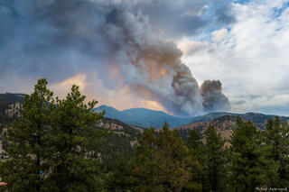 colorado, elk fire, fire, hinsdale county, lake city, san juan mountains, smoke, summer, wildfire