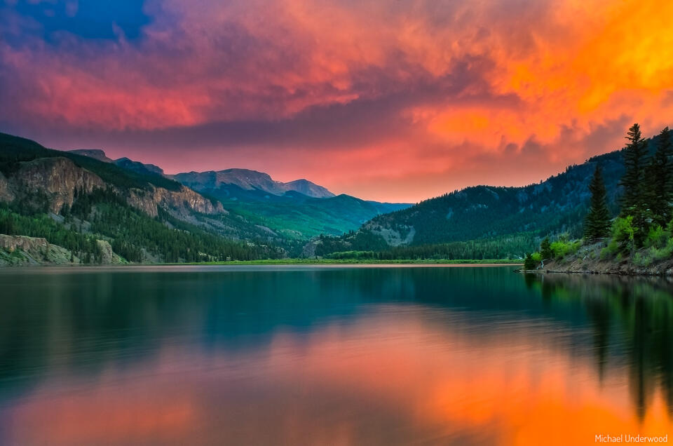Summer Sunset print