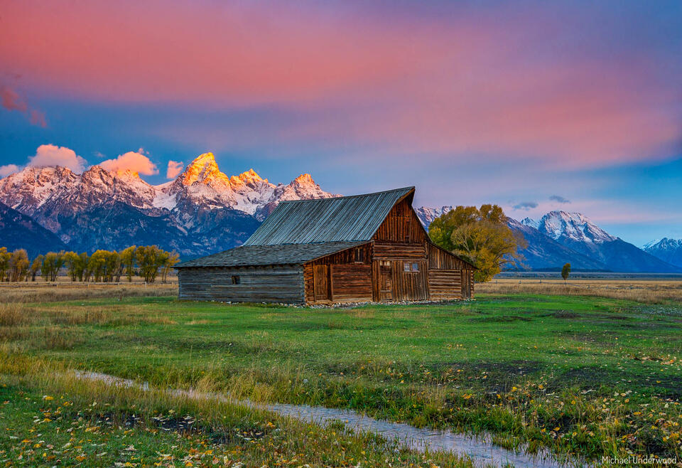 Teton Dawn print