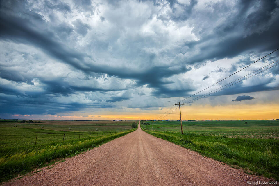 Nebraskan Skies print