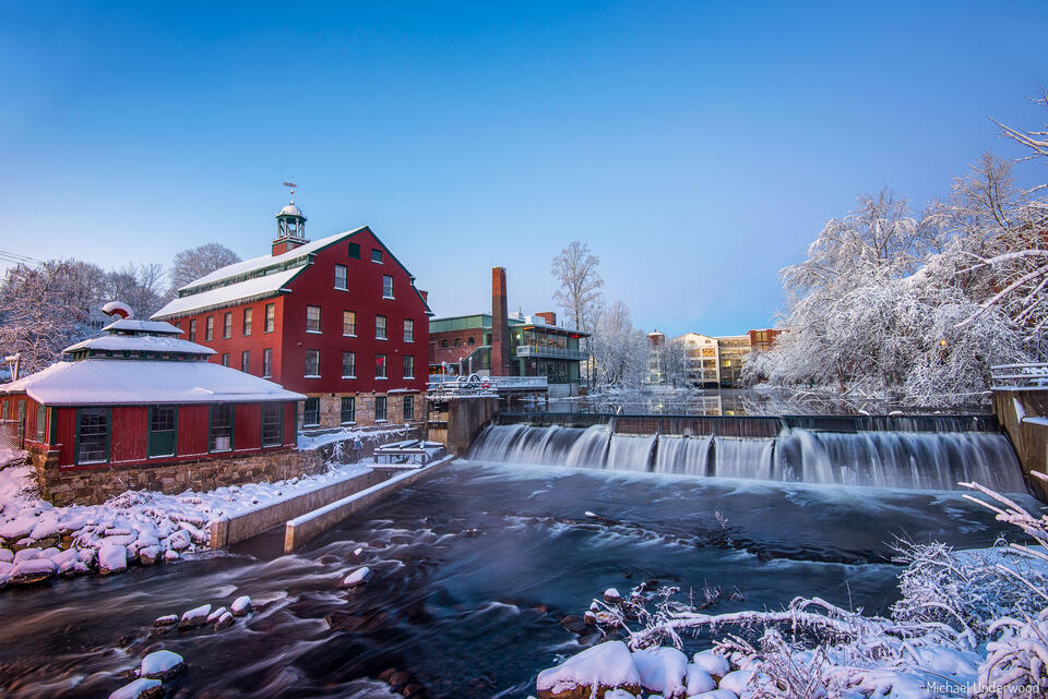 Whitinsville Dawn print