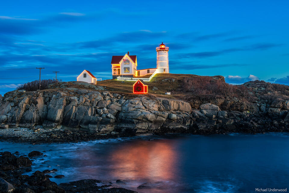 Nubble Christmas print