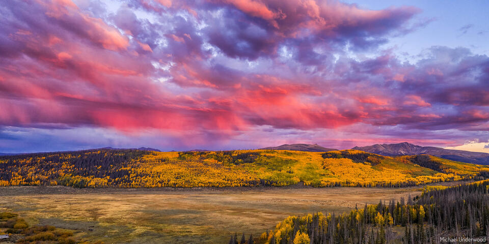 Gardner Ridge Sunset print
