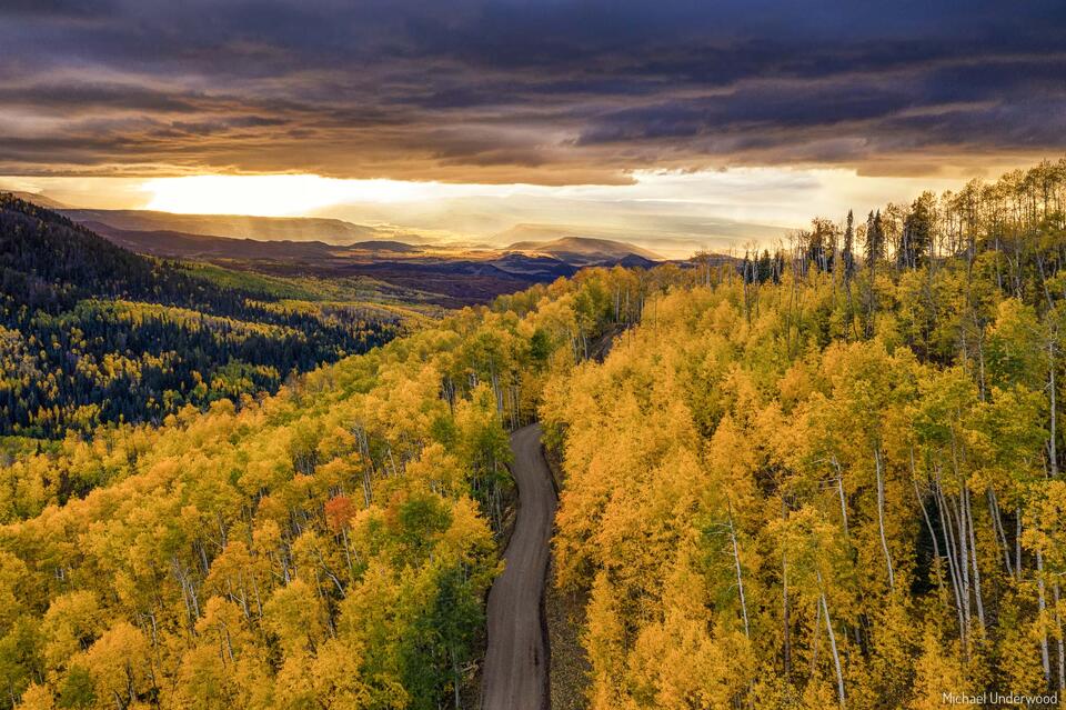 Owl Creek Sunset print