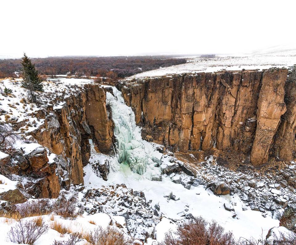 Clear Creek Snow print