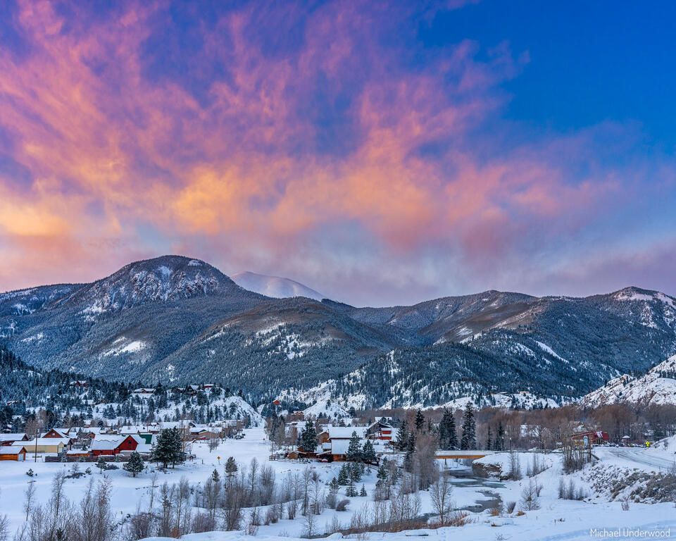 Frigid Sunrise print