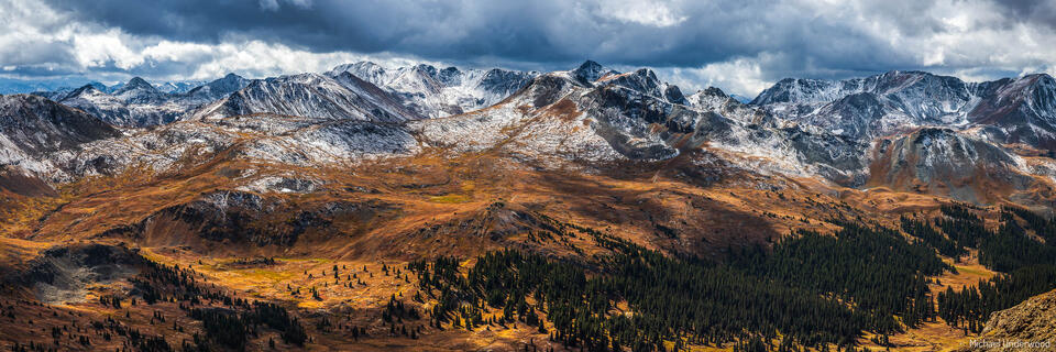 Powdered Sugar Panorama print