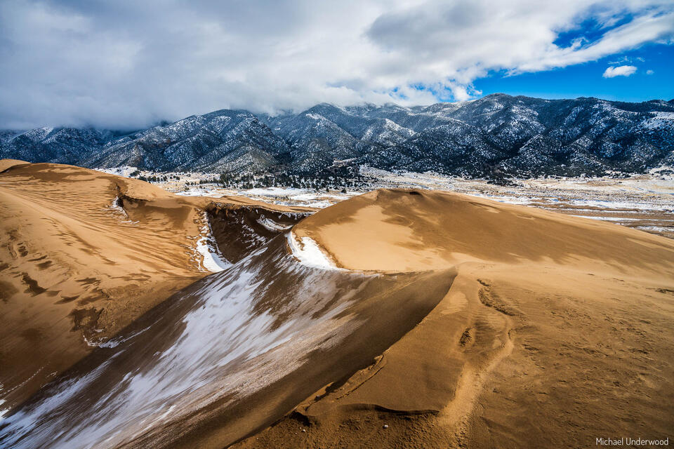 Christhmas Dunes print