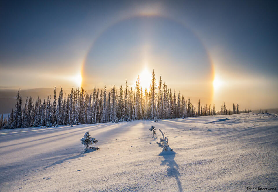 Sunrise Sundog print