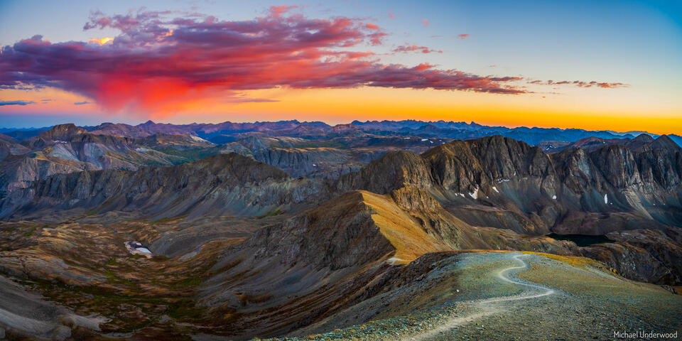 Handies Trail Sunset print