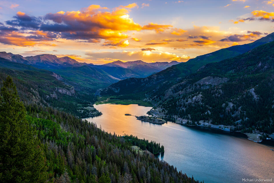 Light on the Lake print