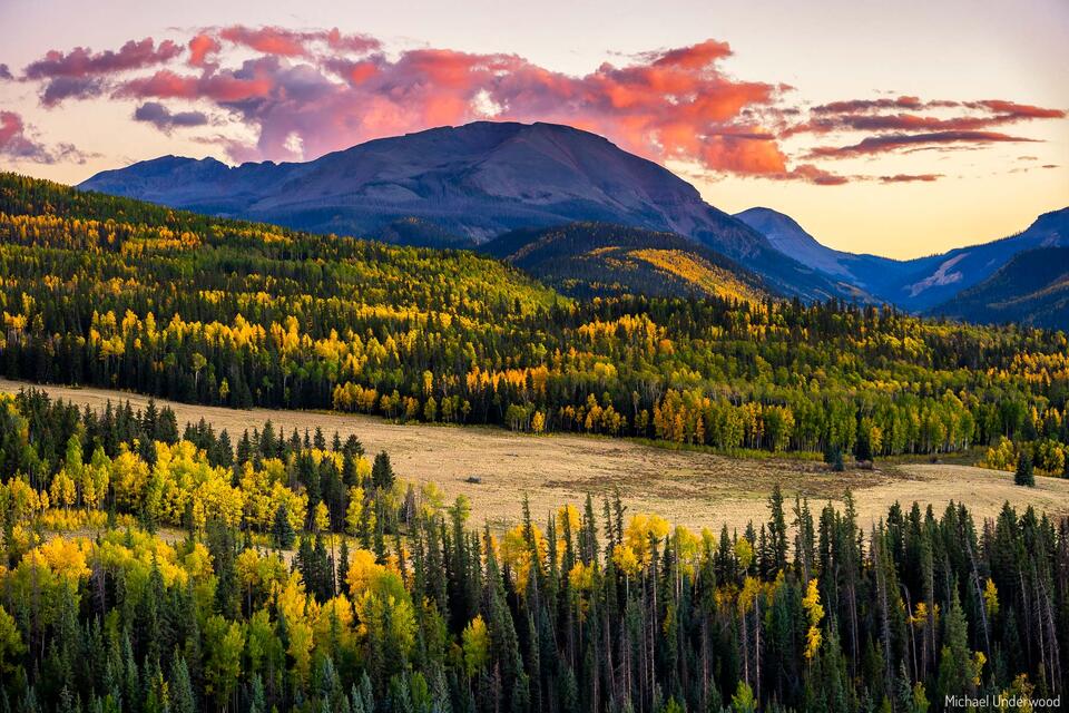 Red Mountain Fall print
