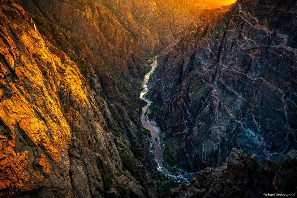 The Black Canyon print