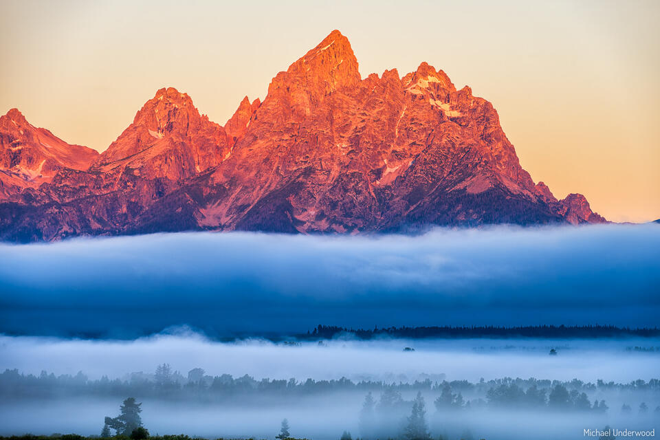 Teton Inversion print