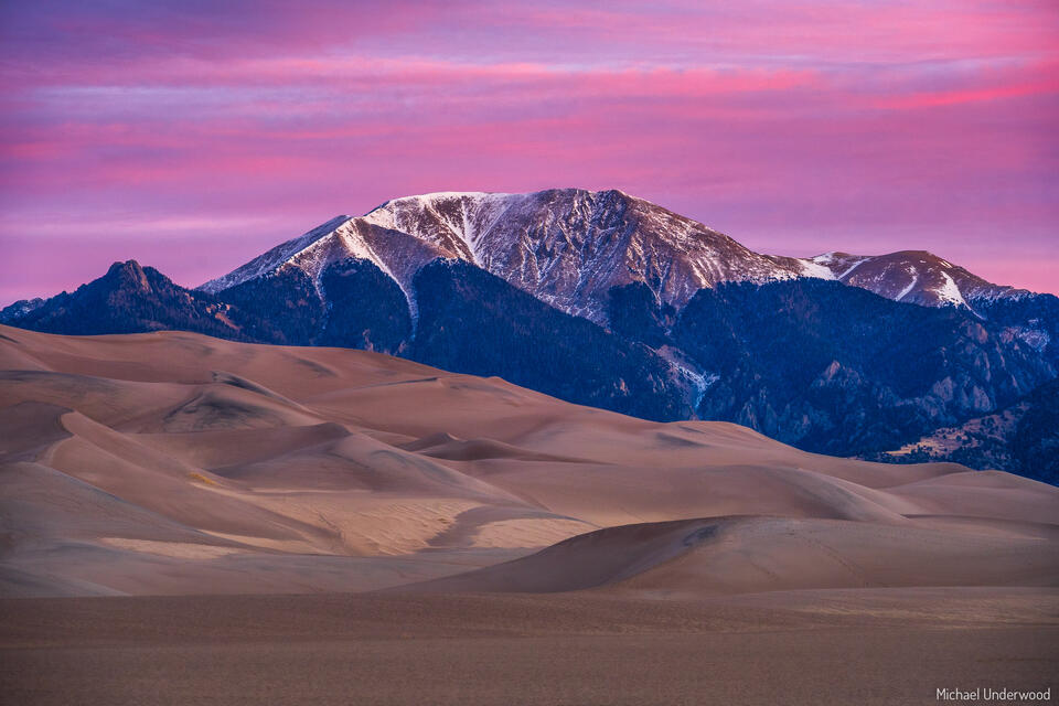 Dunes Sunrise print