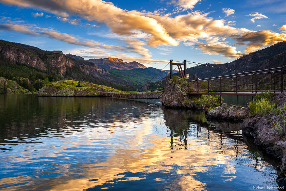 Bridge Sunset print