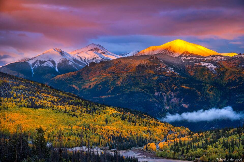 Slumgullion Sunrise print