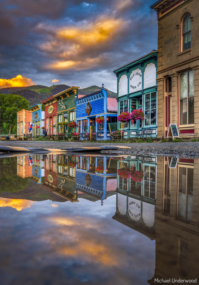 Silver Street Sunrise print