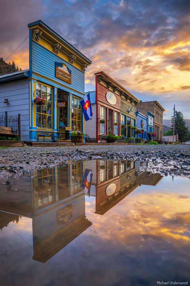 Silver Street Reflection South print