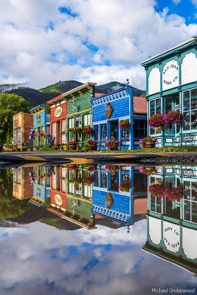 Silver Street Reflections print