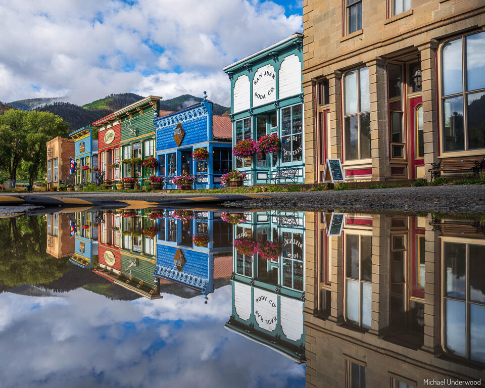 Silver Street Reflections print