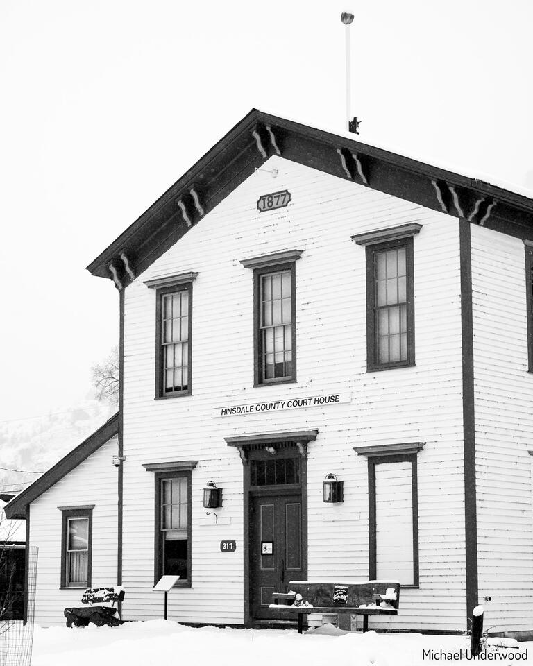 Hinsdale County Courthose print