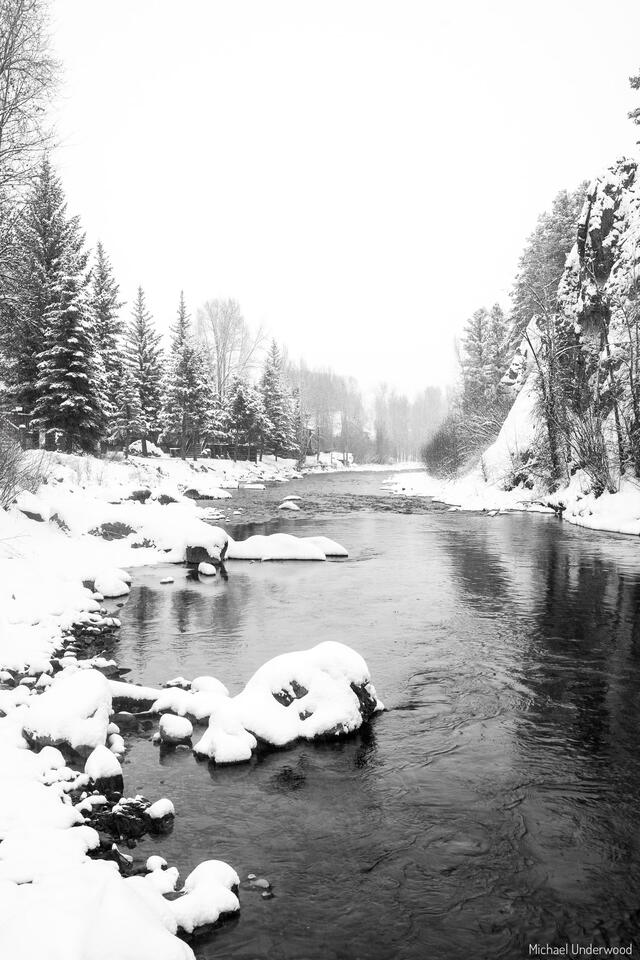 Lake Fork Snow print