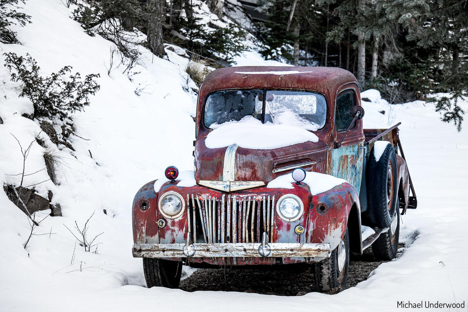 Winter Truck print