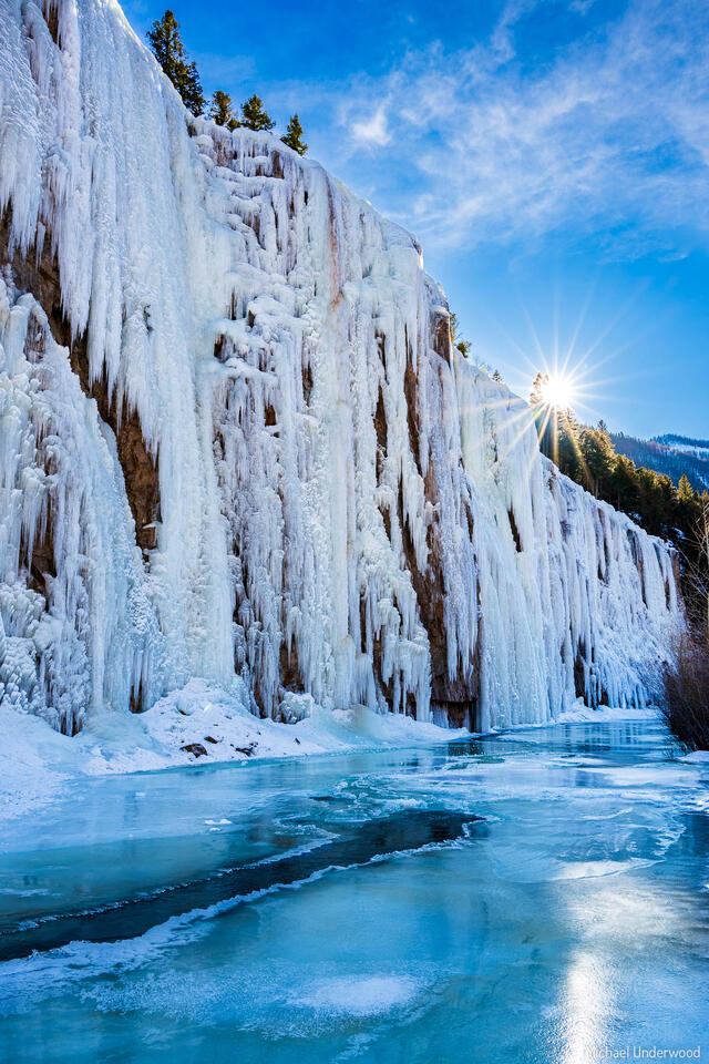 Lake City Ice Wall print